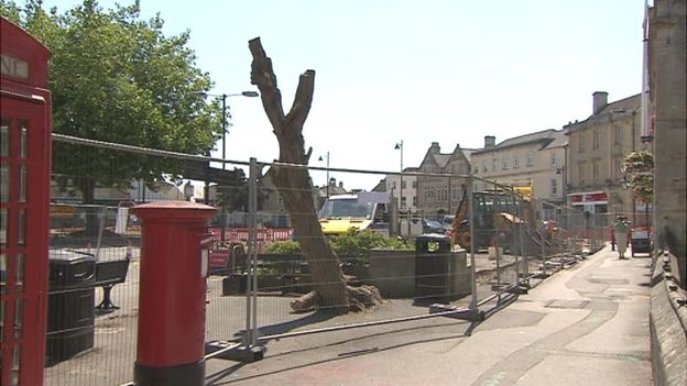 Melksham in Bloom disaster!